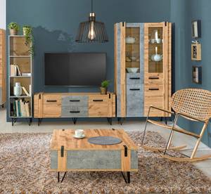 Wohnzimmer-Set MILENIUM Braun - Holzwerkstoff - 260 x 187 x 80 cm