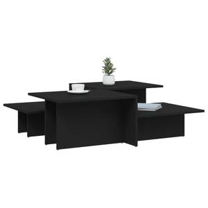 Couchtische 2er Set D147 Schwarz