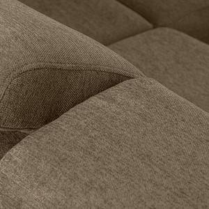 Ecksofa RATLO rechts Braun - Textil - Holz teilmassiv - 270 x 110 x 190 cm