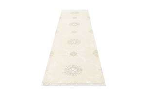 Tapis de passage Darya CDLXXXVII Beige - Textile - 79 x 1 x 297 cm