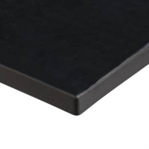 2x Barmatte 40x30 cm Schwarz - Kunststoff - 40 x 1 x 30 cm