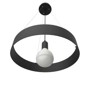 Suspension Halo Noir - 40 x 40 cm