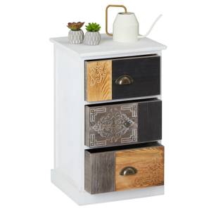 Chiffonnier CARA Marron - Bois massif - 40 x 65 x 37 cm