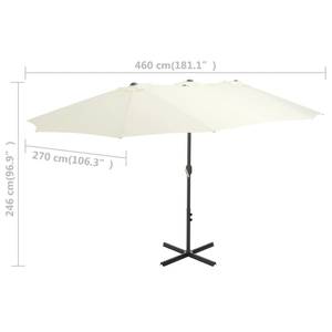 Parasol 3000232 Blanc crème