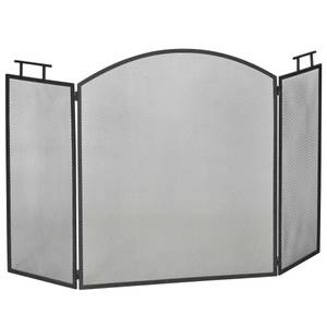 Kaminschirm 820-243 Braun - Metall - 2 x 77 x 128 cm