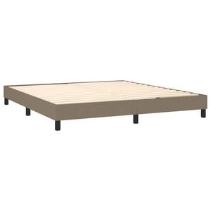 Cadre de lit 3016024-4 Noir - Taupe - Largeur : 180 cm