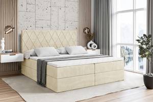 Boxspringbett LEPARO Beige - Breite: 120 cm - H4