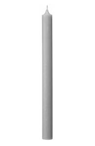 Stabkerze Rustic silber grau 130/22 Grau - Wachs - 3 x 13 x 3 cm