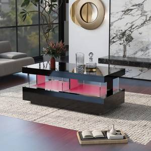 LED Couchtisch Ourea Ⅱ Schwarz