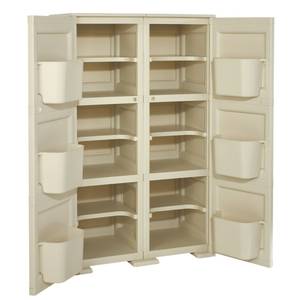 jadin schrank IN7310 Braun - Kunststoff - 125 x 43 x 79 cm