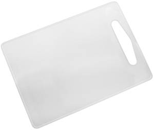 Planche à découper Blanc - Matière plastique - 24 x 33 x 1 cm