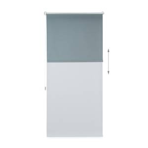 Store enrouleur occultant gris 80 x 165 cm