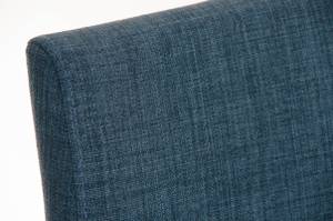 Barhocker Panama E Stoff Blau - Silber