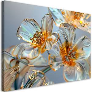 KUNSTDRUCK Prism Blossoms 100 x 70 cm