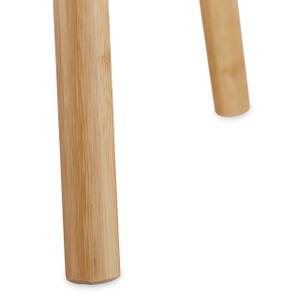 Satztisch 2er Set im nordischen Design Braun - Weiß - Bambus - Holzwerkstoff - 60 x 48 x 60 cm