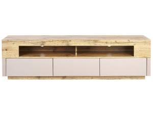 Meuble TV ANTONIO Beige - Marron - Bois manufacturé - 160 x 40 x 45 cm