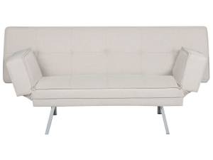 3-Sitzer Sofa BRISTOL Beige - Silber