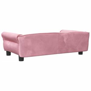 Lit pour chien 3015967 Rose foncé - 95 x 55 cm