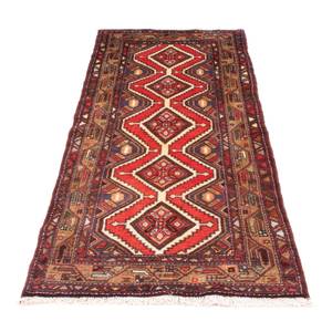 Hamadan - 190x75cm Rot - Naturfaser - 75 x 1 x 190 cm