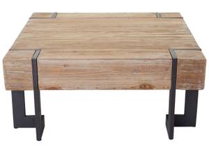 Table basse de salon A15 Marron - 90 x 90 cm