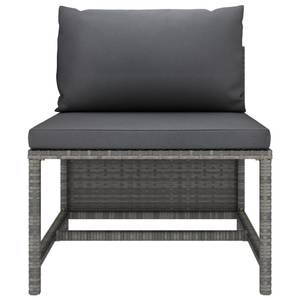 Salon de jardin (lot de 6) 3009676-14 Gris - Métal - Polyrotin - 60 x 60 x 60 cm