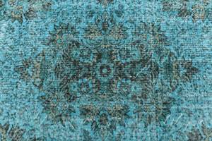 Tapis Ultra Vintage LXXXVI Turquoise - Textile - 168 x 1 x 272 cm