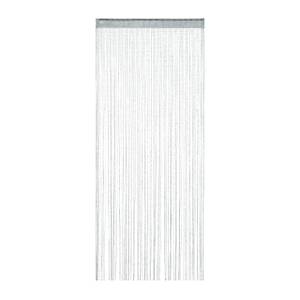 Fadenvorhang Glitzer silber Silber - Textil - 90 x 245 x 1 cm