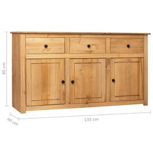 Sideboard 299463 Braun - Massivholz - Holzart/Dekor - 135 x 80 x 40 cm