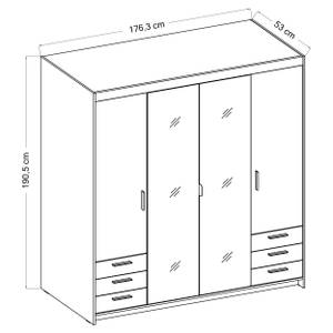 Ecke Kleiderschrank Eliza Eiche Sonoma Dekor