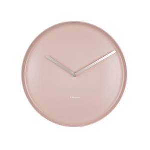 Horloge murale Plate Rose foncé