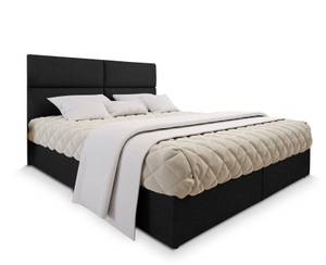 Boxspringbett LONIS Schwarz - Breite: 180 cm