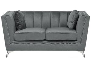 2-Sitzer Sofa GAULA Grau - Silber