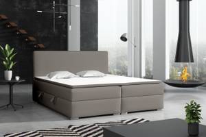 Boxspringbett Doppelbett Laval Beige - Breite: 140 cm