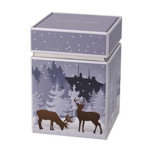 Teedose Winter Woods Metall - 8 x 11 x 8 cm