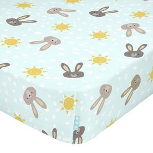 Rabbit family Drap-housse Textile - 4 x 60 x 120 cm