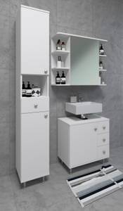 Armoire haute Nilosi Blanc