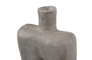 Vase Cubist Braun - Papier - 22 x 35 x 10 cm