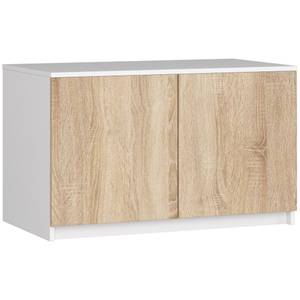 Surmeuble pour Armoire S90 2T CLP Imitation chêne de Sonoma - Blanc