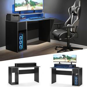 Gaming Tisch Kron 39681 Schwarz - Holzwerkstoff - 100 x 87 x 60 cm