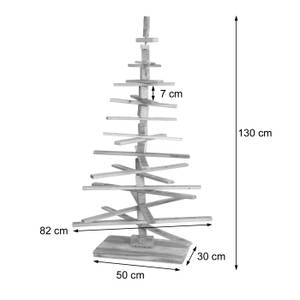 Deko-Weihnachtsbaum H77 Braun - Holzart/Dekor - Holz teilmassiv - 82 x 130 x 82 cm