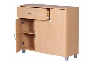 Sideboard ERMIRA Flurschrank Braun - Holzwerkstoff - 30 x 75 x 90 cm