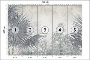 Papier Peint PLANTES Tropicales Béton 460 x 300 x 300 cm