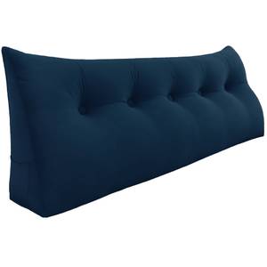 Coussin cunéiforme pour dossier Bleu - 160 x 50 cm