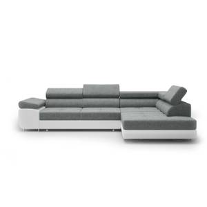 Ecksofa Eckcouch Almada L Form Couch Weiß - Ecke davorstehend rechts