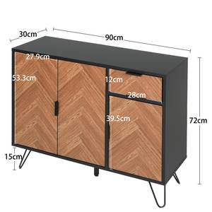 Sideboard NaturⅡ Schwarz