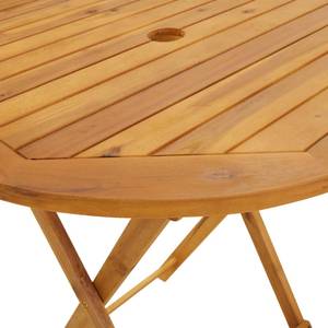 Table de jardin Marron - Bois massif - Bois/Imitation - 70 x 75 x 70 cm