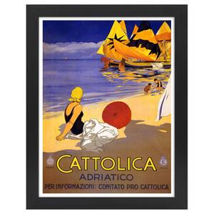 Bilderrahmen Poster Cattolica Schwarz