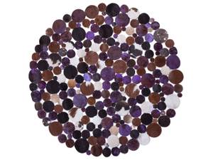 Teppich SORGUN Beige - Schwarz - Multicolor - Violett