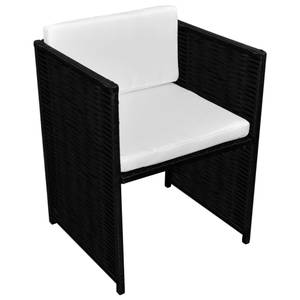 Mobilier de jardin Noir - Polyrotin - 58 x 76 x 102 cm