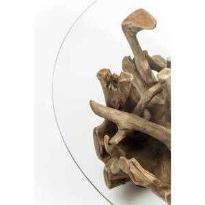 Couchtisch Roots Braun - Massivholz - 100 x 33 x 100 cm